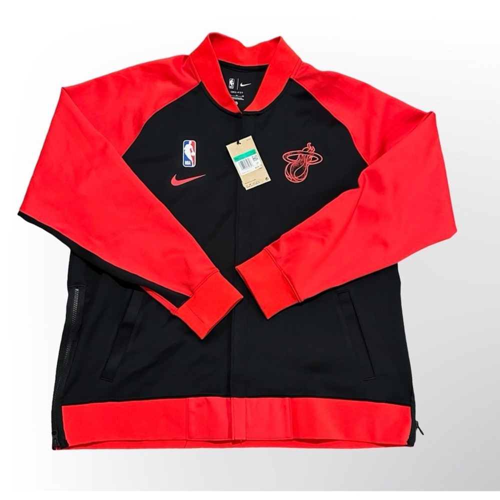 Nike NBA Miami City Edition "Heat Culture" Jacket Mens XL Full Zip Basketball